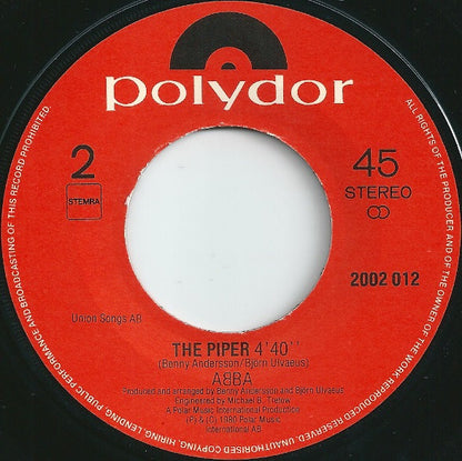 ABBA : Super Trouper / The Piper (7", Single, Pap)