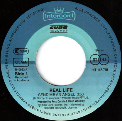 Real Life : Send Me An Angel (7", Single)