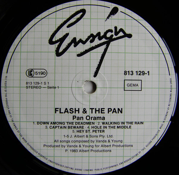 Flash And The Pan* : Pan Orama (LP, Comp)