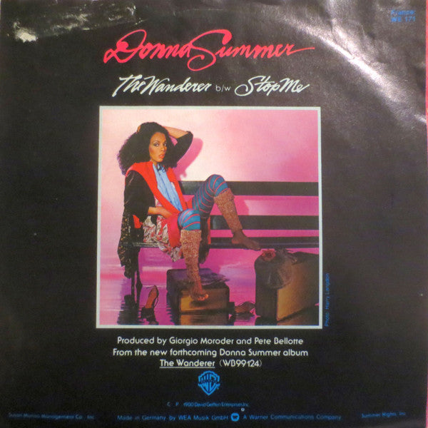 Donna Summer : The Wanderer (7", Single)