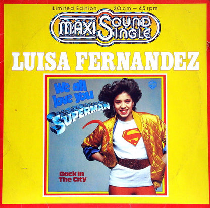 Luisa Fernandez : We All Love You Superman (12", Maxi, Ltd)