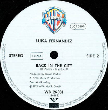 Luisa Fernandez : We All Love You Superman (12", Maxi, Ltd)