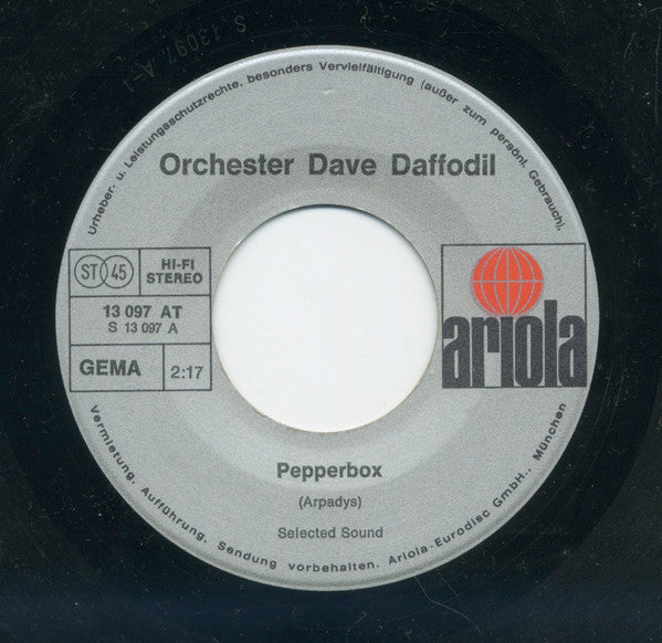 Orchester Dave Daffodil* : Pepper Box (7", Single)