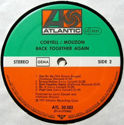 Coryell* / Mouzon* : Back Together Again (LP, Album)