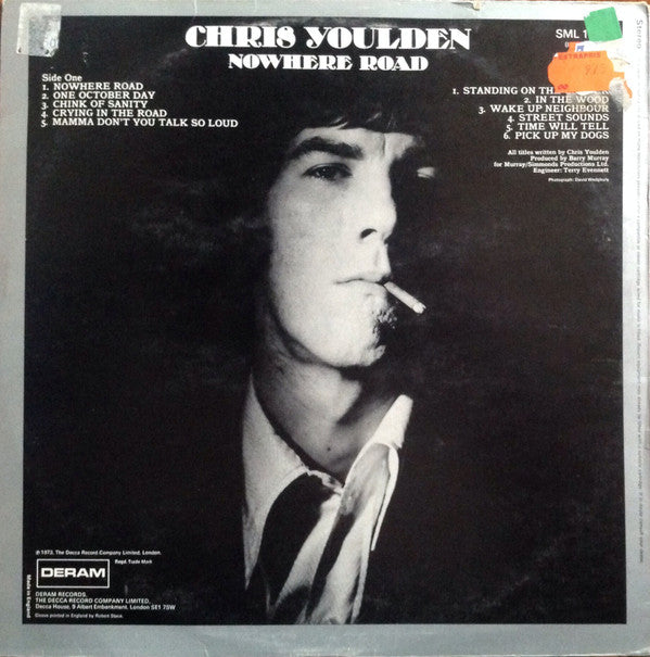 Chris Youlden : Nowhere Road (LP, Album)