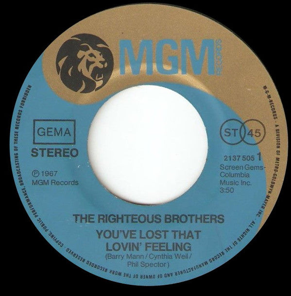 The Righteous Brothers : Die Grossen Vier (2x7", Single, pap)