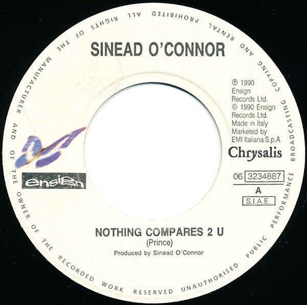 Sinéad O'Connor : Nothing Compares 2 U (7", Single)