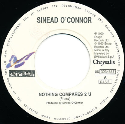 Sinéad O'Connor : Nothing Compares 2 U (7", Single)