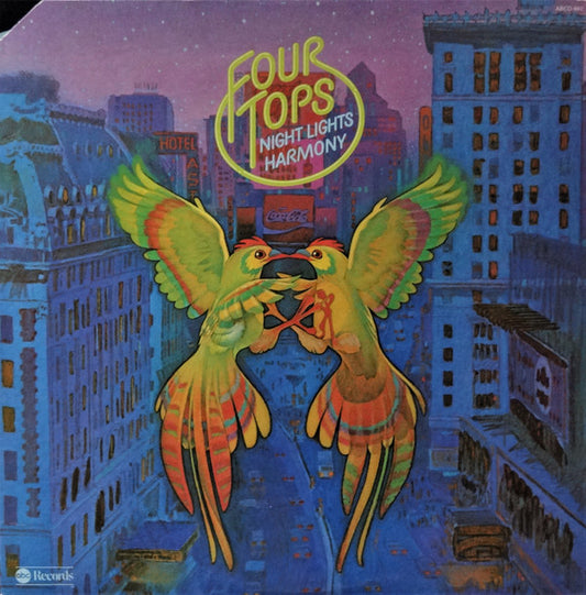 Four Tops : Night Lights Harmony (LP, Album, San)