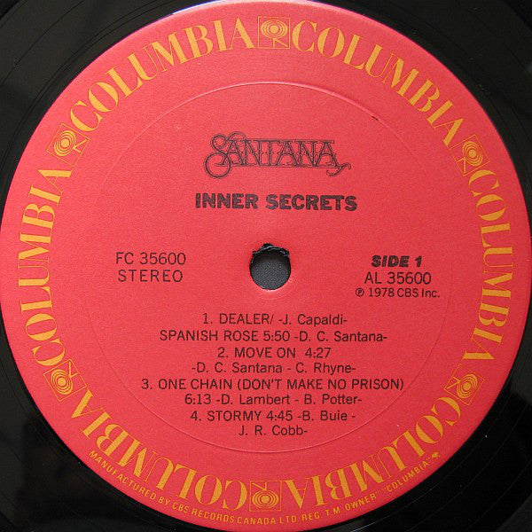 Santana : Inner Secrets (LP, Album)