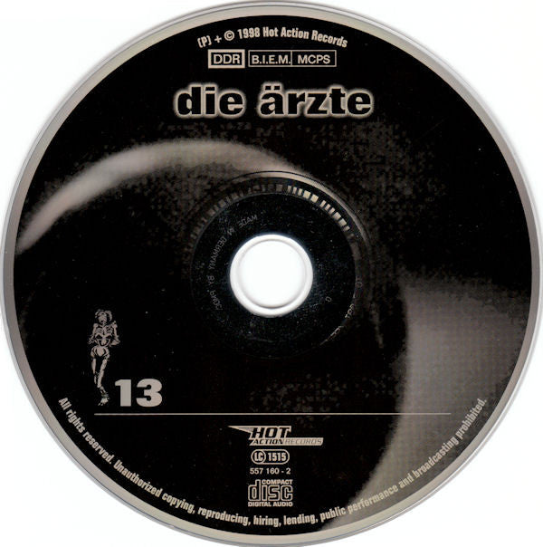 Die Ärzte : 13 (CD, Album, Dis)