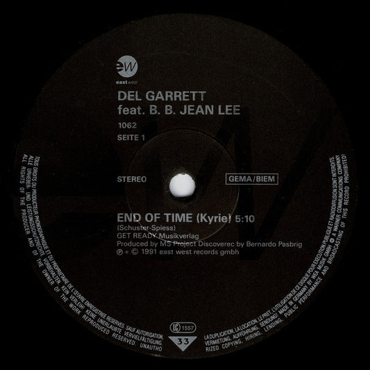 Del Garrett Feat B.B. Jean Lee : End Of Time (Kyrie) (12", Promo)