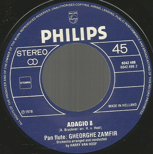 Gheorghe Zamfir : Thema Uit 'De Verlaten Mijn' (7")