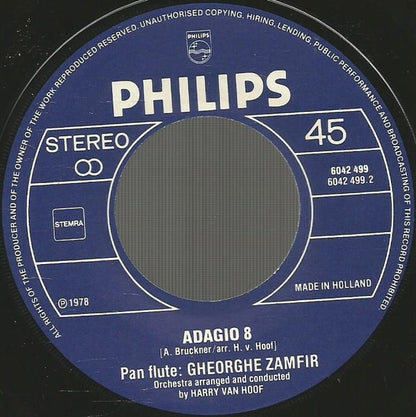 Gheorghe Zamfir : Thema Uit 'De Verlaten Mijn' (7")