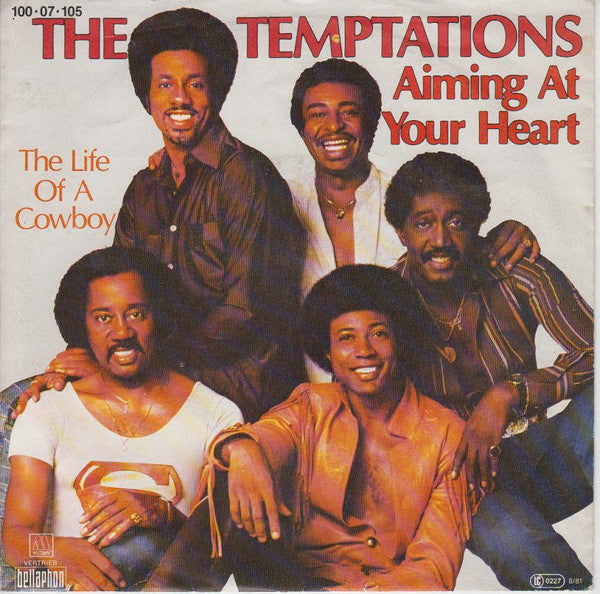 The Temptations : Aiming At Your Heart (7", Single)