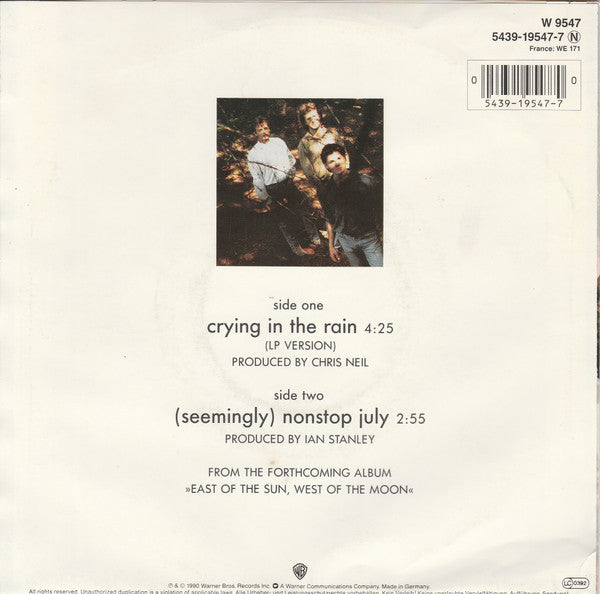 a-ha : Crying In The Rain (7", Single, Lar)