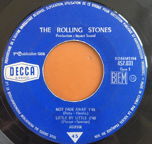 The Rolling Stones : Not Fade Away (7", EP)