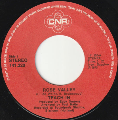 Teach-In : Rose Valley (7", Single)