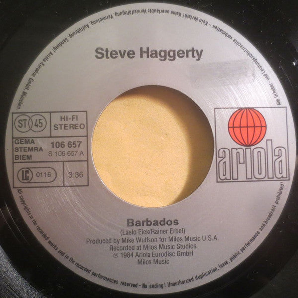 Steve Haggerty : Barbados (7", Single)