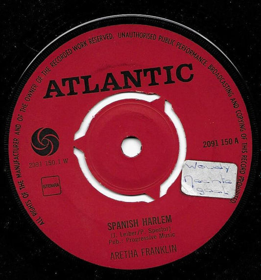 Aretha Franklin : Spanish Harlem (7", Single, Pus)