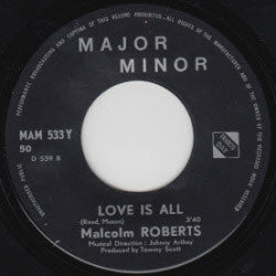 Malcolm Roberts : Love Is All (7", Single)