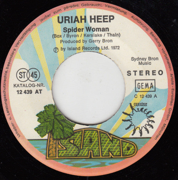 Uriah Heep : Spider Woman / Sunrise (7", Single)