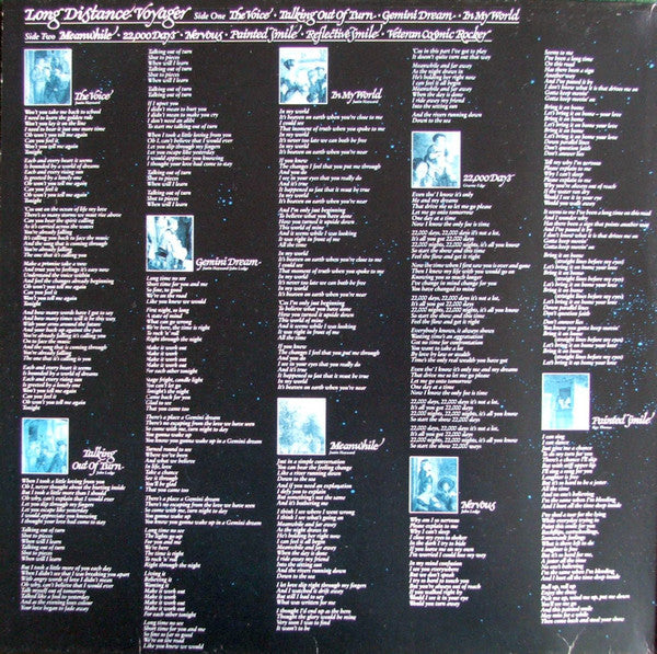 The Moody Blues : Long Distance Voyager (LP, Album)