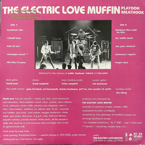 The Electric Love Muffin : Playdoh Meathook (LP, Album)