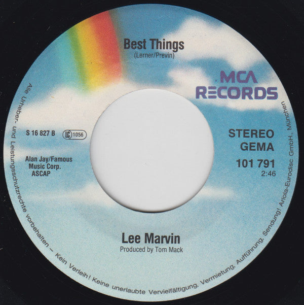 Lee Marvin : Wand'rin' Star / Best Things (7", Single, RE)