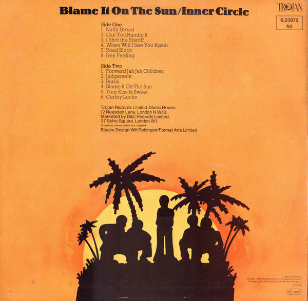 Inner Circle : Blame It On The Sun (LP, Album)