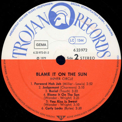 Inner Circle : Blame It On The Sun (LP, Album)