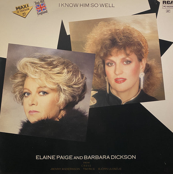 Elaine Paige And Barbara Dickson : I Know Him So Well (12", Maxi)