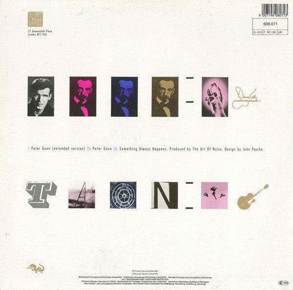 The Art Of Noise Featuring Duane Eddy : Peter Gunn (Extended Version) (12", Maxi)