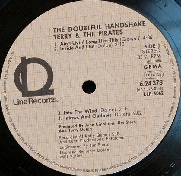 Terry And The Pirates : The Doubtful Handshake (LP, Album)