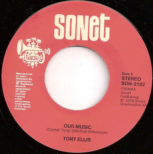 Tony Ellis : Punky Reggae (7")