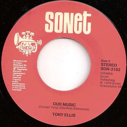 Tony Ellis : Punky Reggae (7")