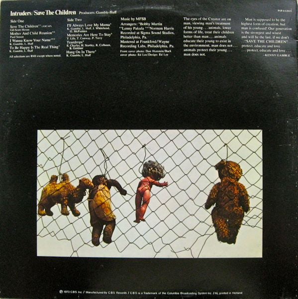 The Intruders : Save The Children (LP, Album)