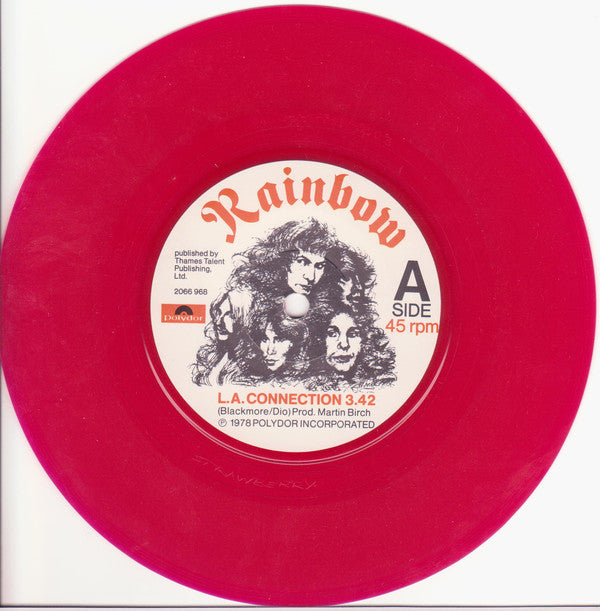 Rainbow : L.A. Connection (7", Single, Red)