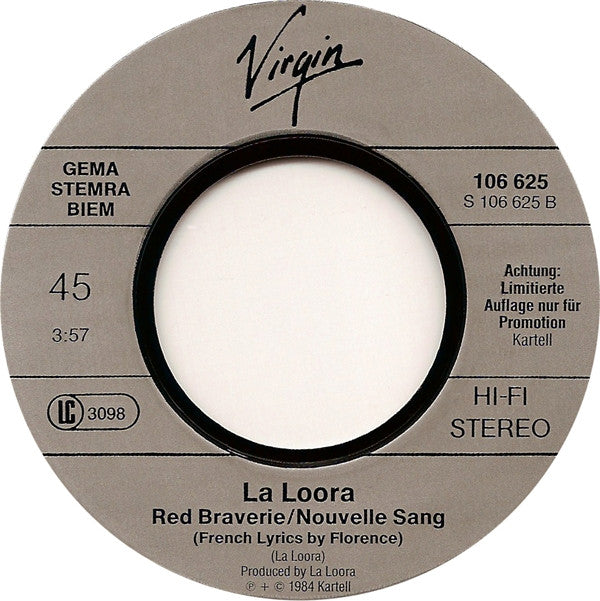 La Loora : Finally (7", Single, Ltd, Promo)