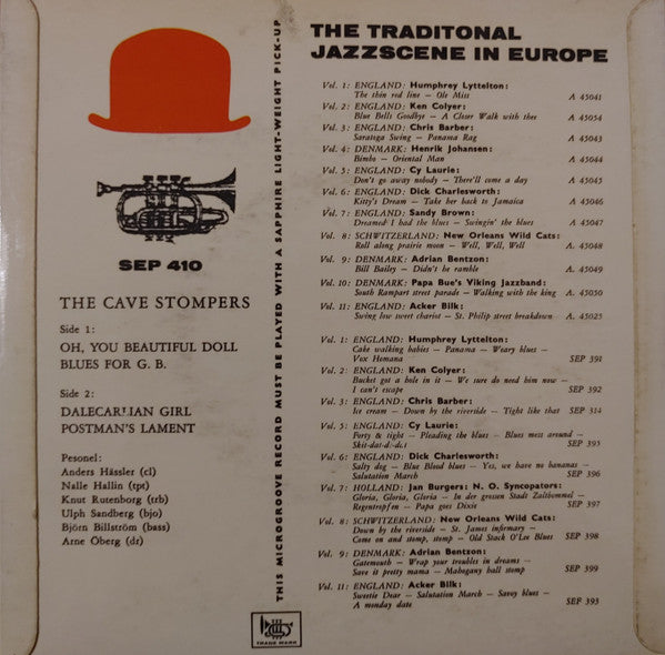 Cave Stompers : The Cave Stompers (7", EP, Red)