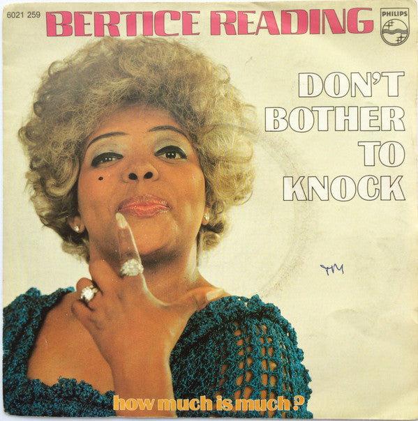 Bertice Reading : Don't Bother To Knock (7", Single)