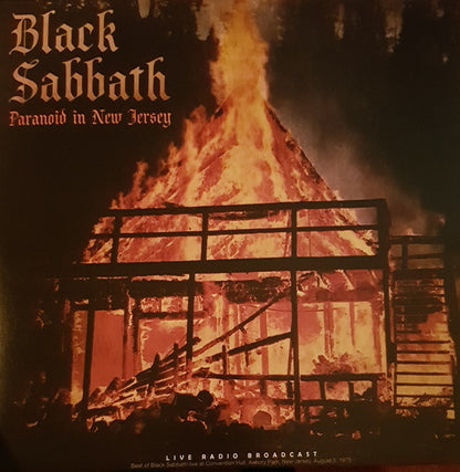 Black Sabbath : Paranoid In New Jersey (LP, Unofficial)