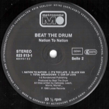 Beat The Drum : Nation To Nation (LP, Album)