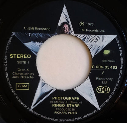 Ringo Starr : Photograph (7", Single)