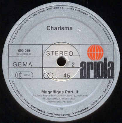 Charisma : Magnifique (Part 1 & 2) (12", Single, Sup)