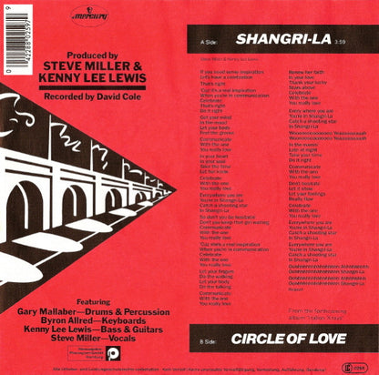 Steve Miller Band : Shangri-La (7")