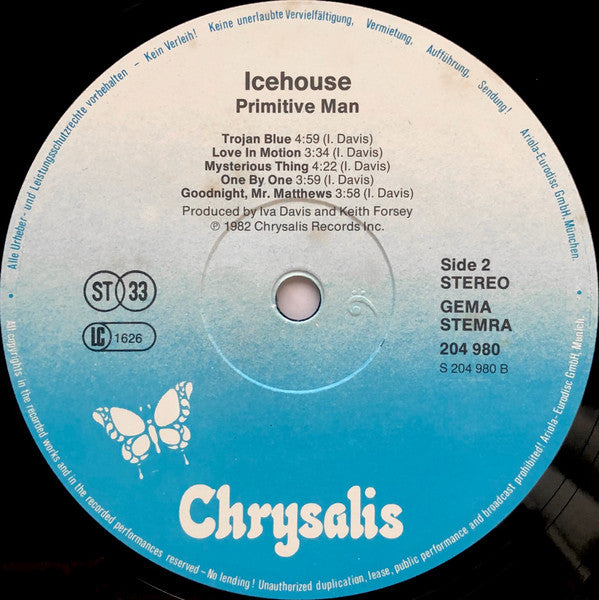 Icehouse : Primitive Man (LP, Album)