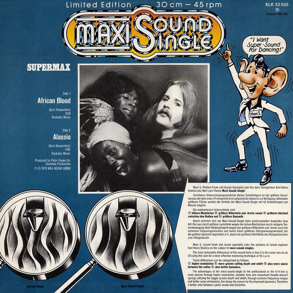 Supermax : African Blood (12", Maxi, Ltd)