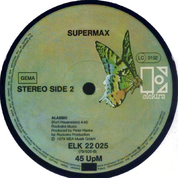 Supermax : African Blood (12", Maxi, Ltd)