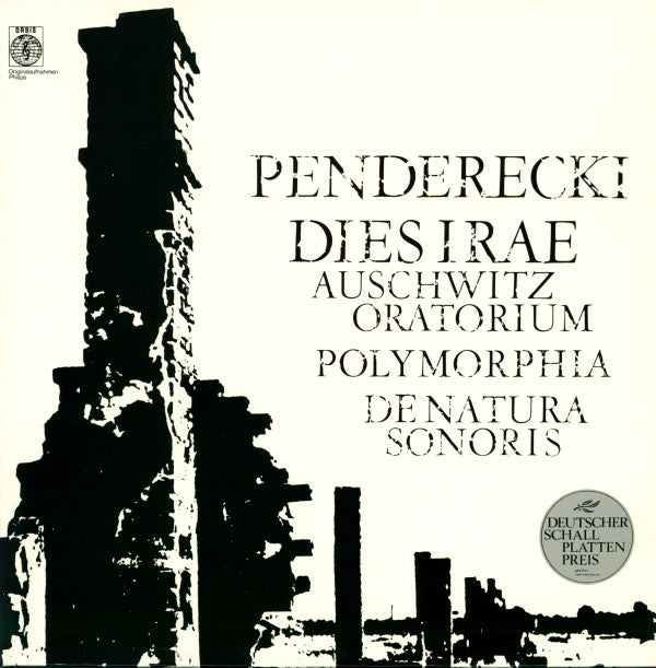 Krzysztof Penderecki : Dies Irae (Auschwitz Oratorium) / Polymorphia / De Natura Sonoris (LP, Album)